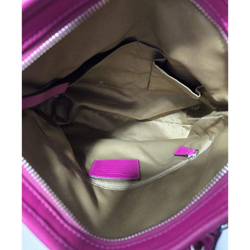 COACH Daisy Mia, Magenta Shoulder/Crossbody Bag w/Strap Genuine leather - F23901 - Picture 12 of 14